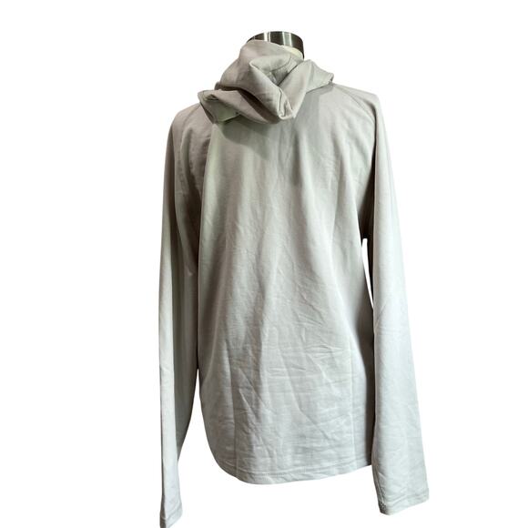 J. Crew Men's Performance Hoodie Cotton Blend Stoney Beige Size Small - Picture 3 of 7